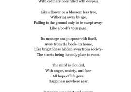 Poem By Sarayu Nakshatra Grade 7 - 2021